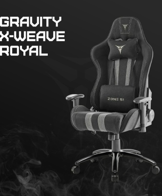 Кресло компьютерное GRAVITY X-Weave Royal
