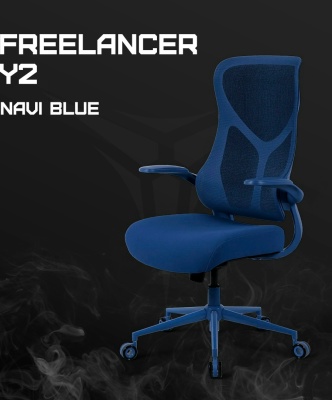 Кресло компьютерное FREELANCER Y2 NAVI BLUE