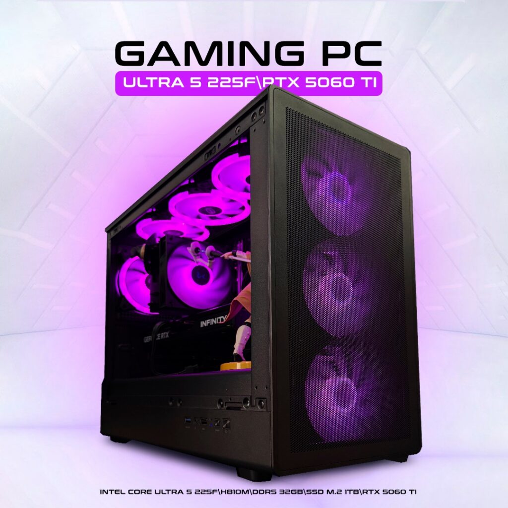 Игровой компьютер Престиж [Intel Core Ultra 5 225F | RTX 5060 Ti 16Gb | DDR5 32gb (16+16)]
