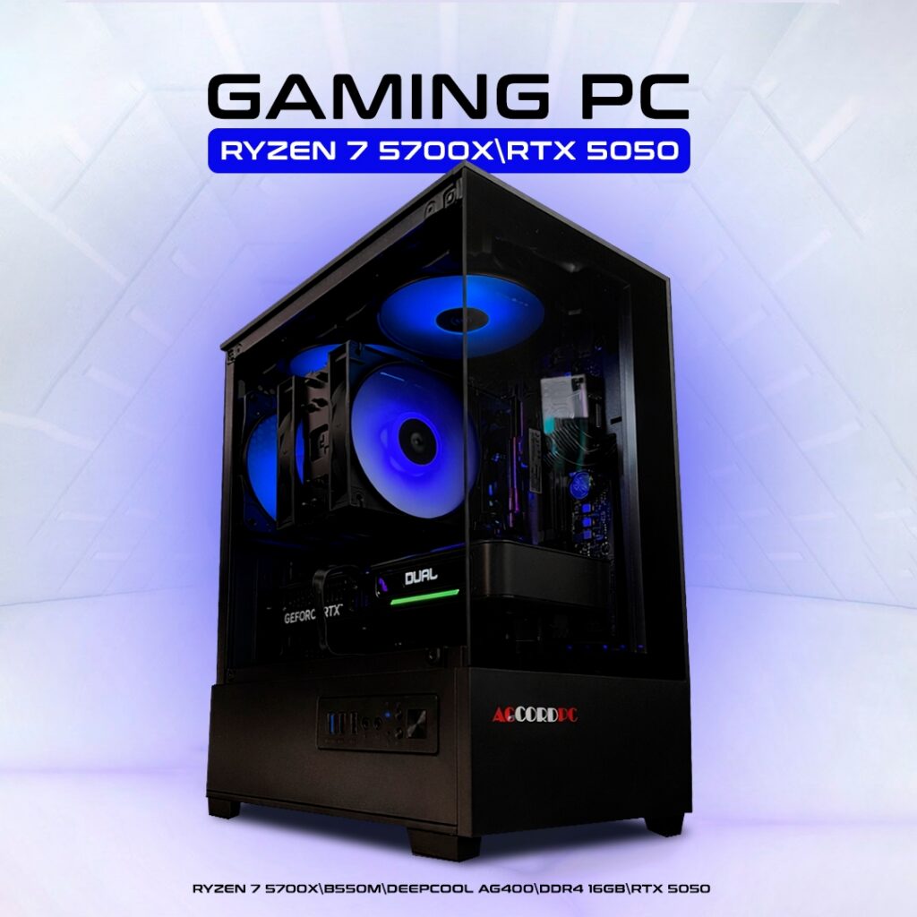Игровой компьютер Нуар [Ryzen 7 5700X | RTX 5050 | DDR4 16gb]